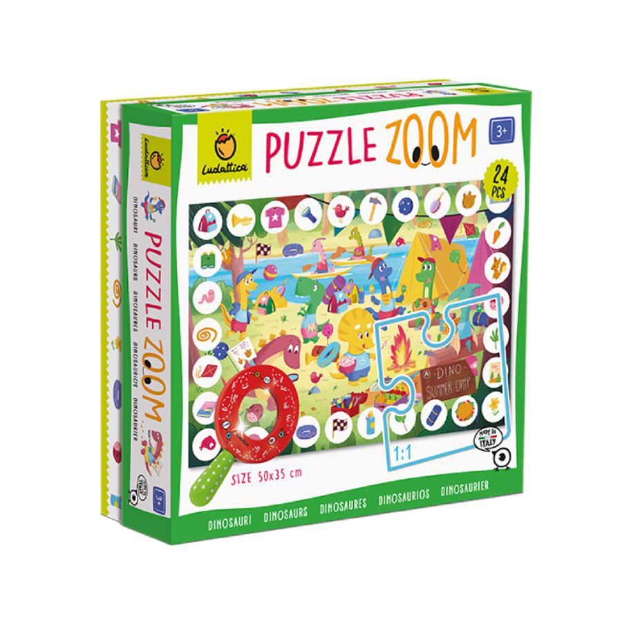 Puzzle Zoom - Dinosaures