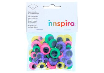 Ojos móviles adhesivos Innspiro color 64u