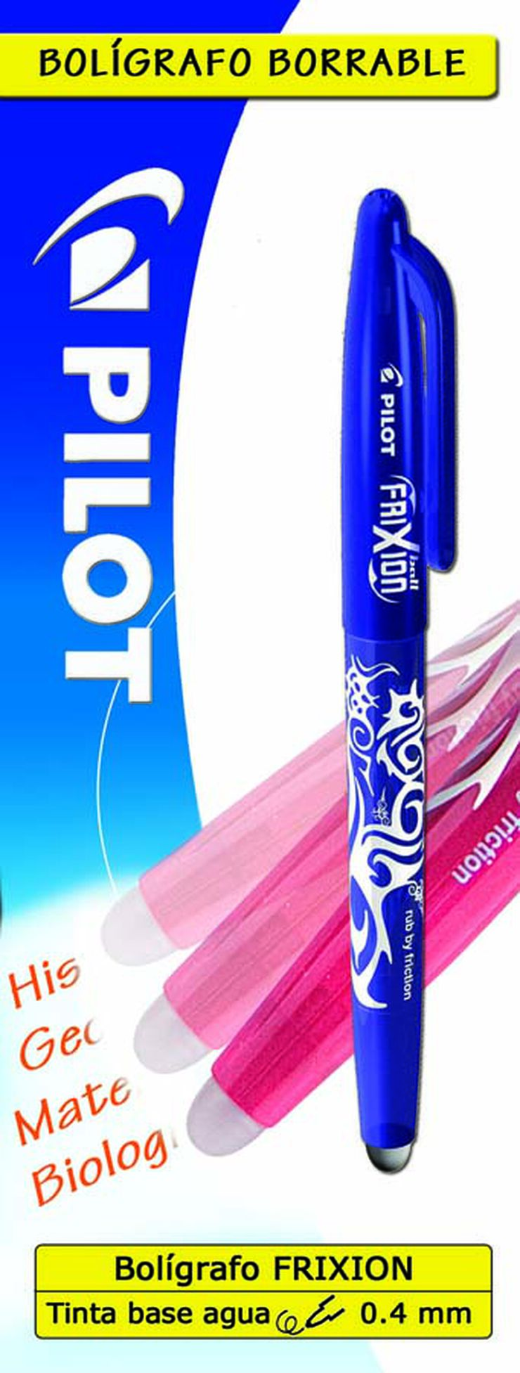 Rotulador Pilot Frixion azul