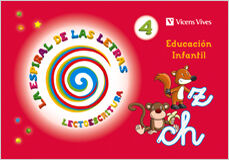 Lectoescritura 4 Espiral De Letras Infantil 5 A&ntilde;os