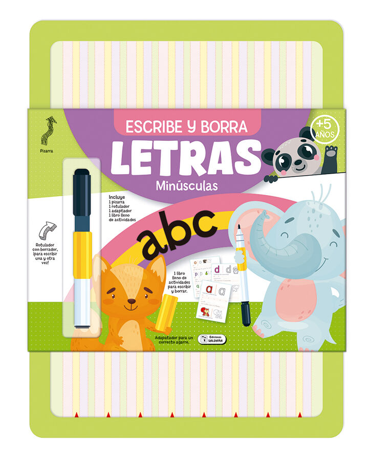 Escribe y borra Min&uacute;sculas abc