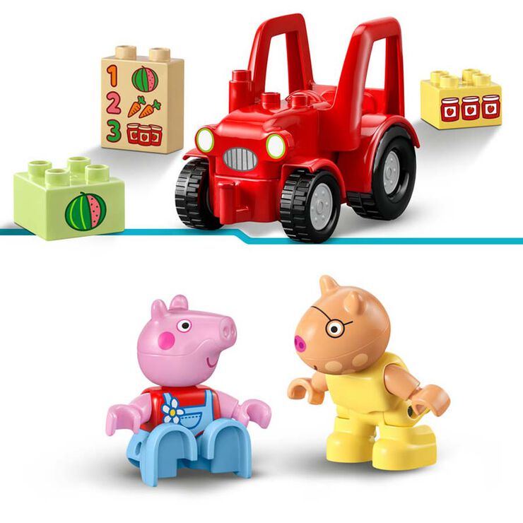 LEGO&reg; DUPLO Peppa Pig Tractor y Mercado 10468