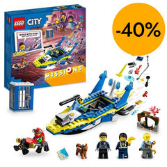 LEGO&reg; City  Misiones de Investigaci&oacute;n de la Polic&iacute;a Acu&aacute;tica 60355