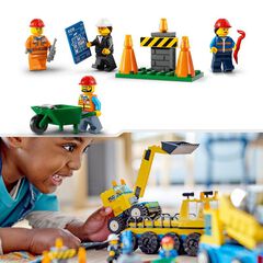 LEGO® City Camiones de Construcción y Grúa con Bola de Demolición 60391