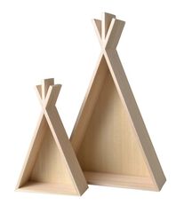 Set 2 Tipis Madera Artemio