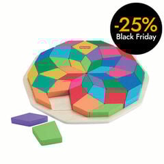 Fisher Price Puzle Geométrico Mandala Madera