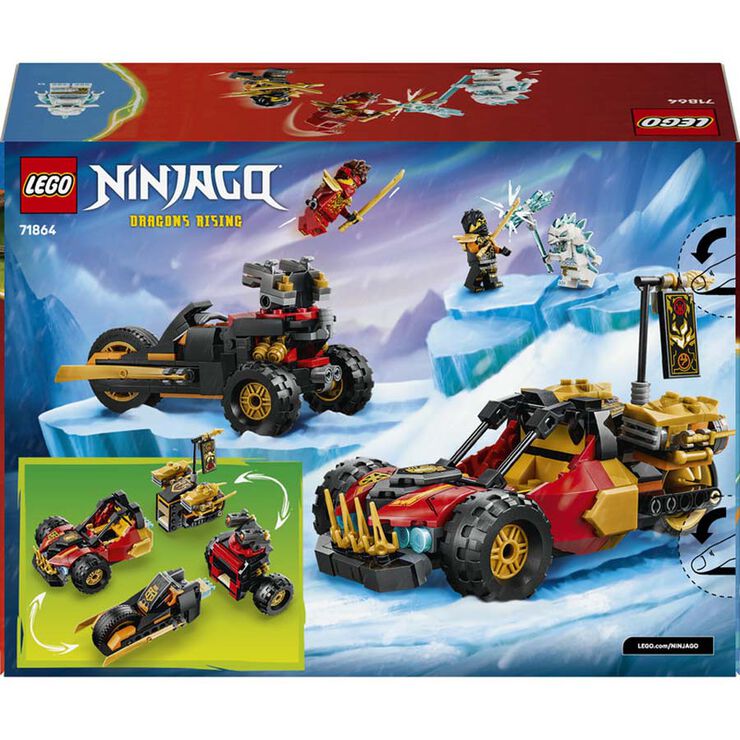 LEGO&reg; Ninjago Veh&iacute;culos Combinables de Kai y Cole 71864