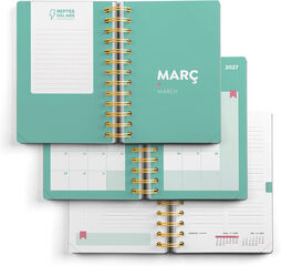 Agenda Escolar Activa W-O S/V Cat. 2026-2027 Soles