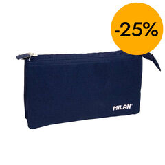 Estoig Milan 1918 3 cremalleres blau mar&iacute;