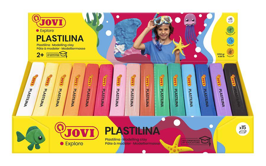 Plastilina Jovi vegetal 150g 15 colores