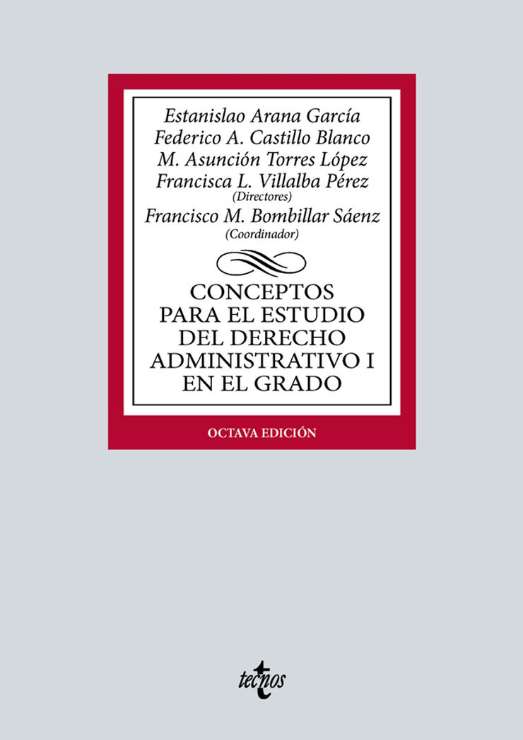 Conceptos para el estudio del Derecho administrativo I en el grado