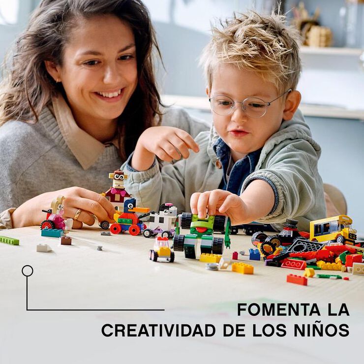 LEGO® Classic Ladrillos y Ruedas 11014