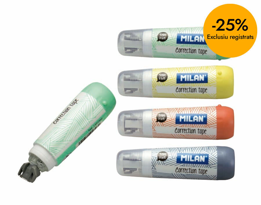 Cinta correctora Milan Mini 5mmx6m