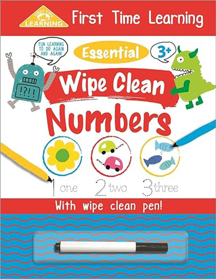 First Time Learning: Wipe Clean Numbers