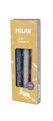 Set Bolígrafos Milan Lava 3 colores