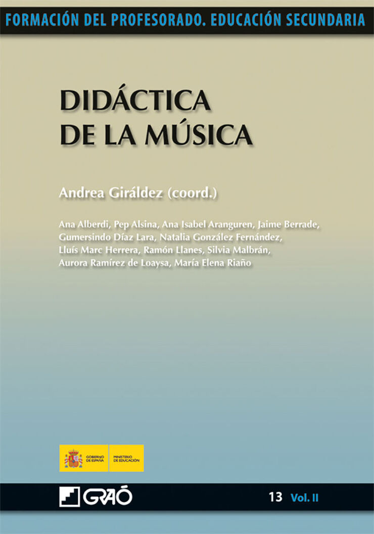 Didáctica de la música: Vol. II