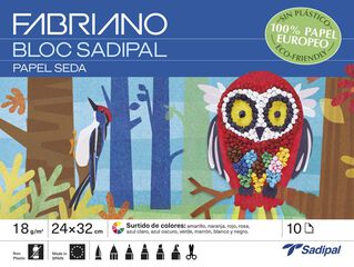 Bloc de Paper de seda Sadipal 24x32cm 10 fulls
