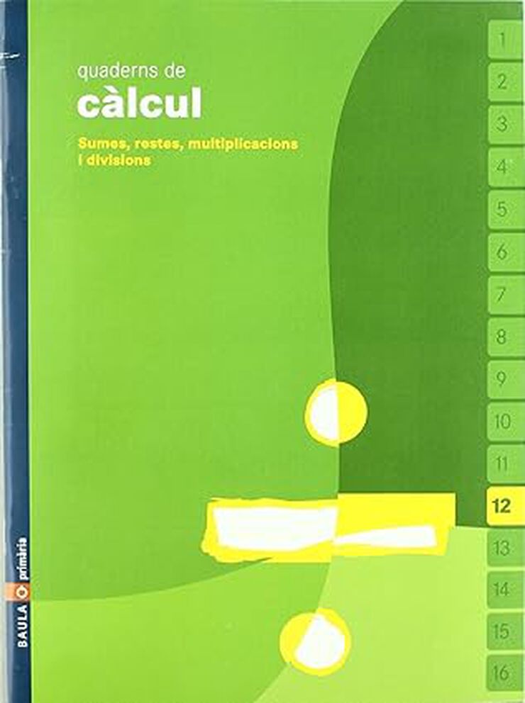 C&Agrave;LCUL 12 Baula 9788447914432