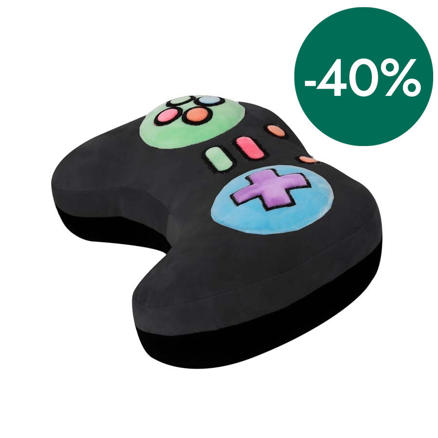 Almohada Let's Play iTotal negro