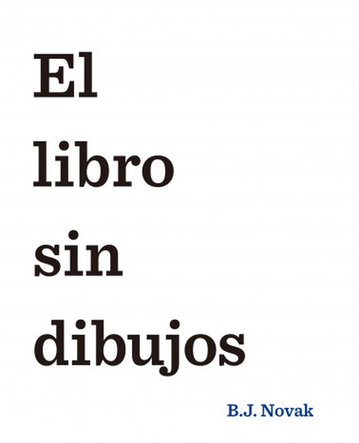 Libro sin dibujos, El