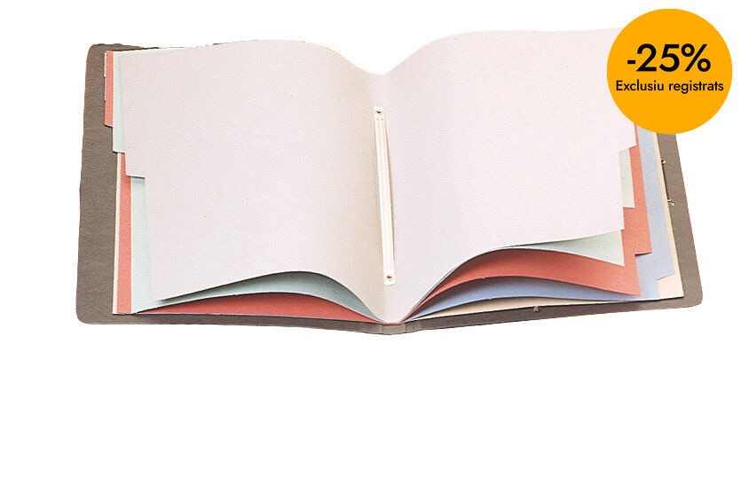 Carpeta clasificadora 10 divisiones Soldaplastic Folio rojo