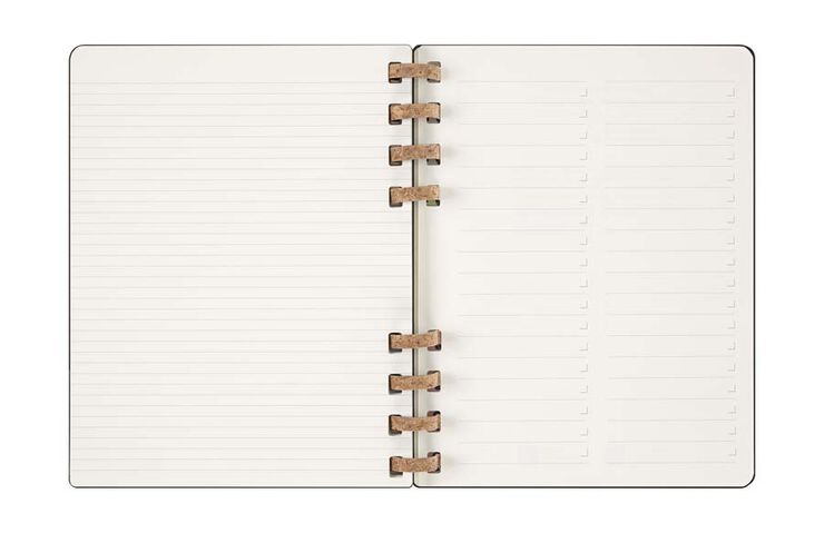 Agenda espiral Moleskine Life Planner 12m sem/vista 2025 XL negro