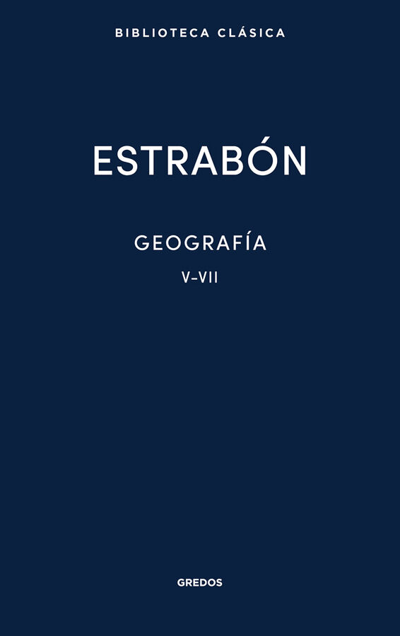 Geograf&iacute;a. Libros V-VII