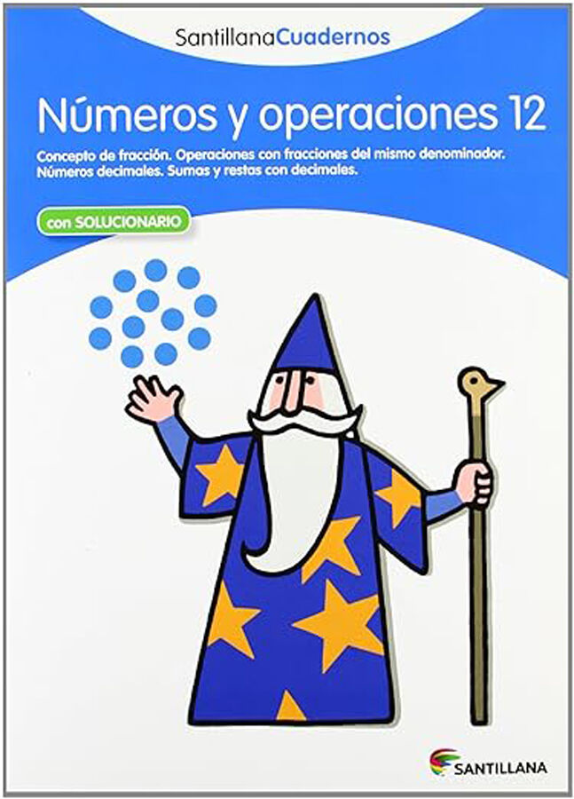 N&uacute;meros y Operaciones 12 Primaria Santillana