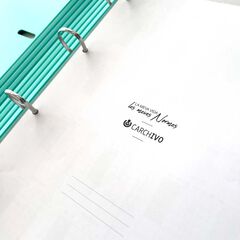 Carpebloc amb recanvi 100 fulls català Carchivo menta