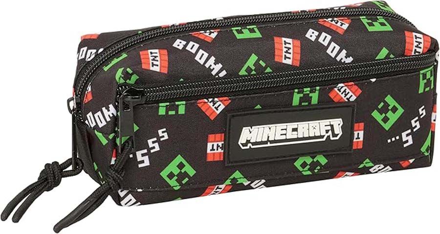 Estuche Triple Safta Minecraft