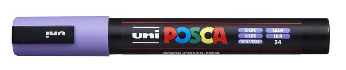 Rotulador Posca PC-5M 1,8-2,5mm lila