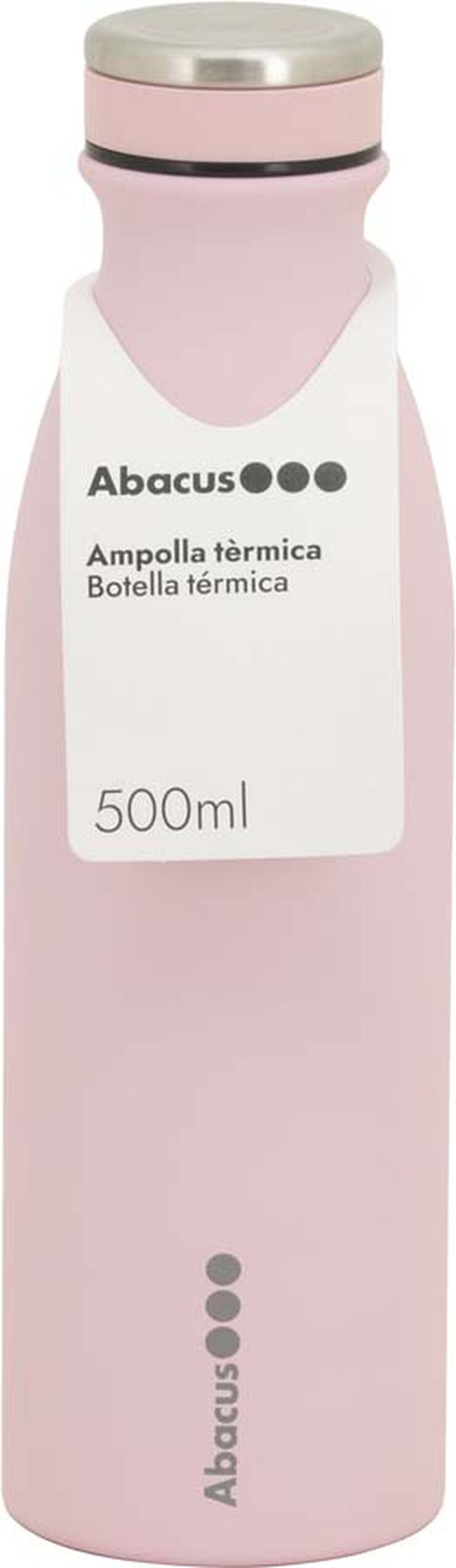 Ampolla termo Abacus 500ml rosa clar