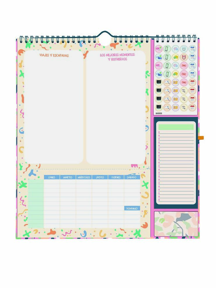 Calendario Pared Finocam 16M Plus Castellano 2026-27 Vitae