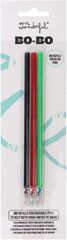 Set 3 Recambios Bolígrafos Borrables Bo-Bo negro/rojo/verde