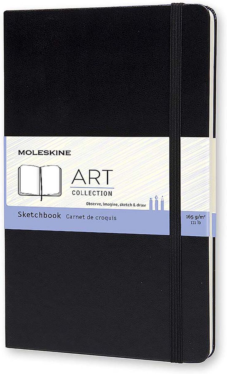 Libreta Moleskine Boceto L Negro