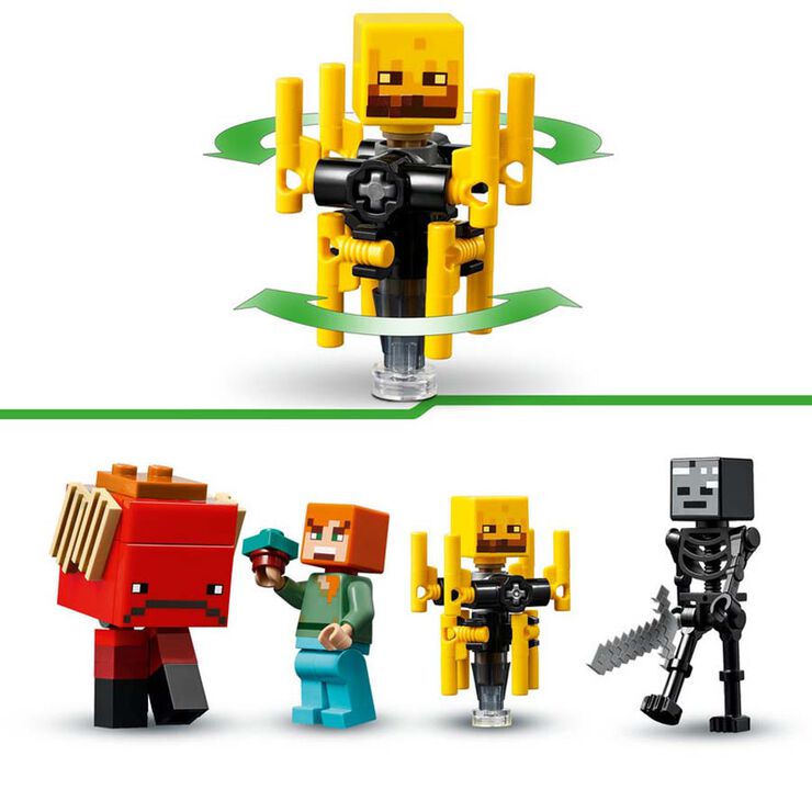 LEGO® Minecraft La Batalla de Lava del Inframundo 21266