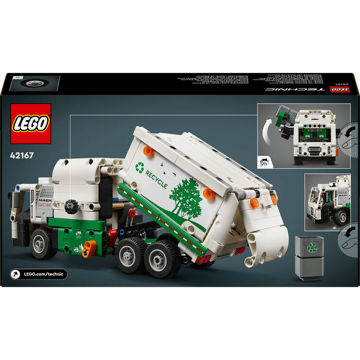 LEGO®  Technic Camión de Residuos Mack® LR Electric 42167