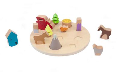 Puzle Granja 3D