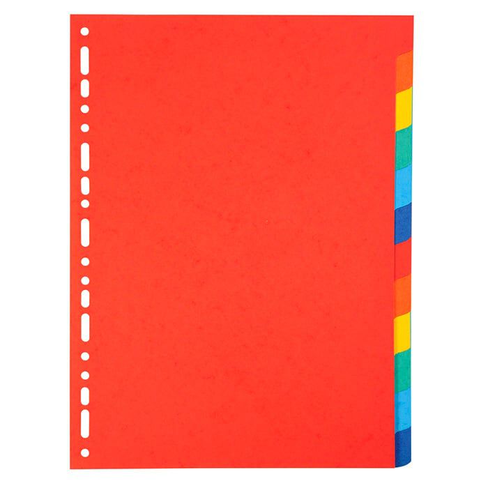 Separador Exacompta A4 12u