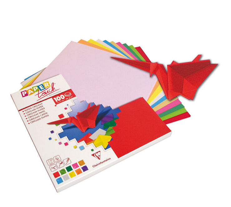 Paper colors Origami Clairfontaine 20x20cm 100 fulls