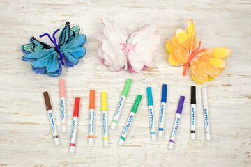 Estuche de rotuladores Giotto Decor Materiales, 12 colores