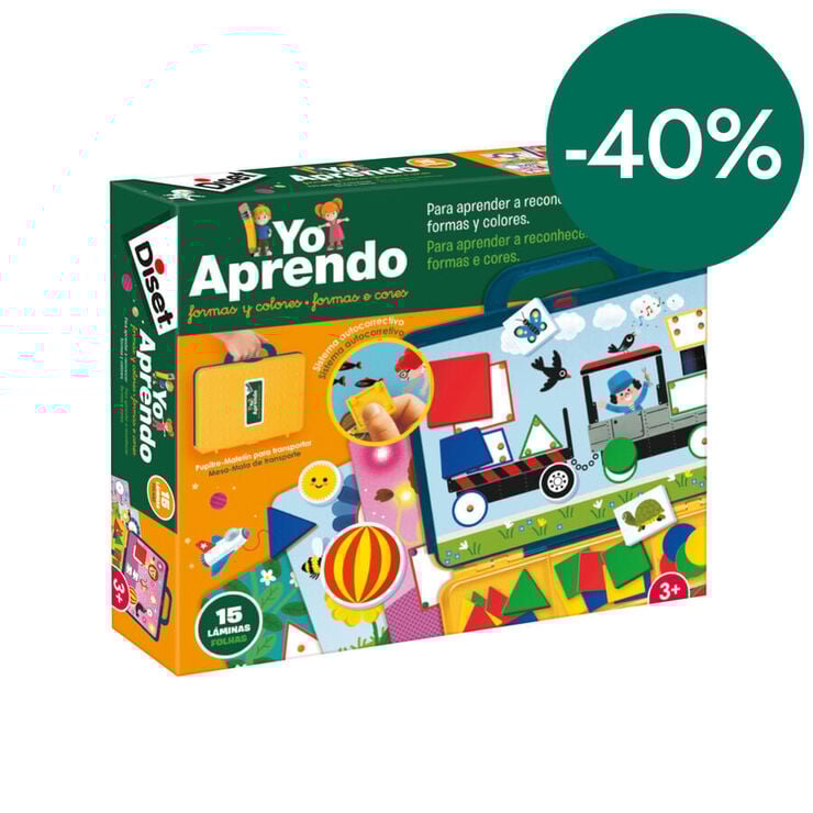 Malet&iacute;n Yo Aprendo formas y colores