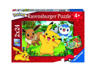 Puzle Pokémon Pikachu Amigos 2x24 piezas