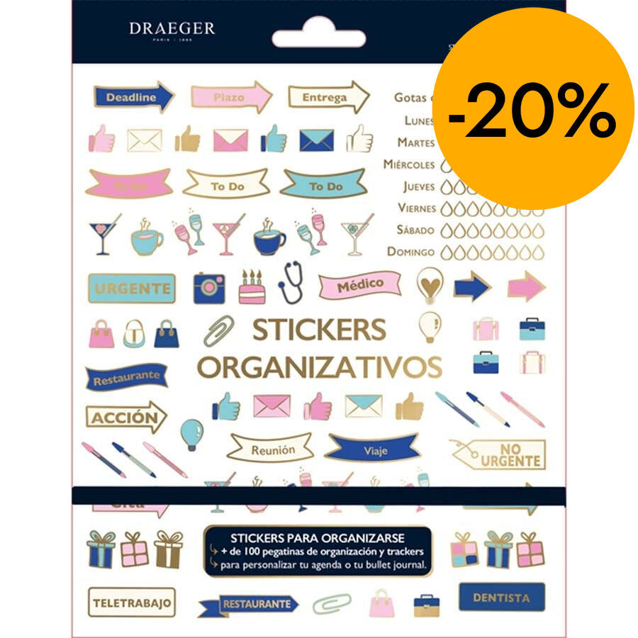 Bloc Stickers Draeger Organizaci&oacute;n