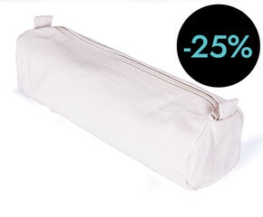 Estuche de algodón con cremallera para decorar