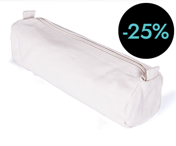 Estoig de cotó amb cremallera per decorar