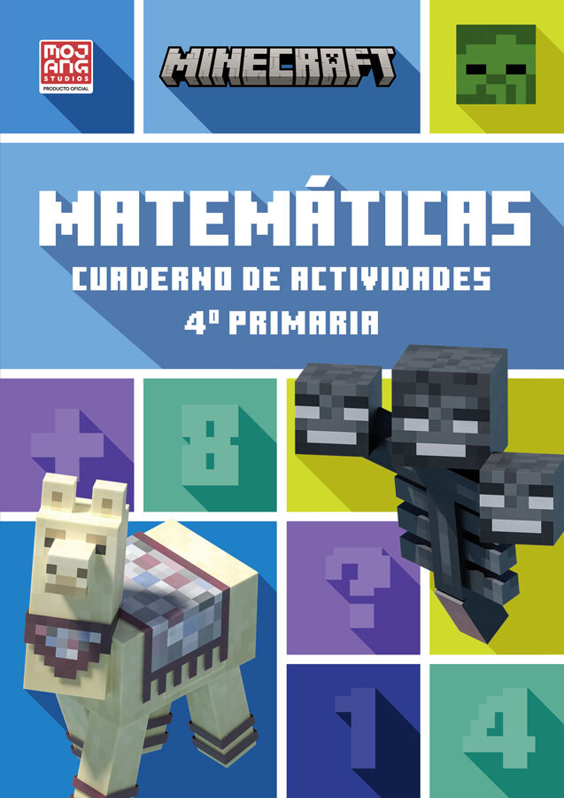 Minecraft oficial: cuaderno de actividades, Matem&aacute;ticas 4.&ordm; primaria