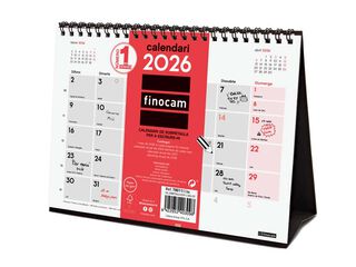 Calendario sobremesa Finocam Escribir S 2026 catalán