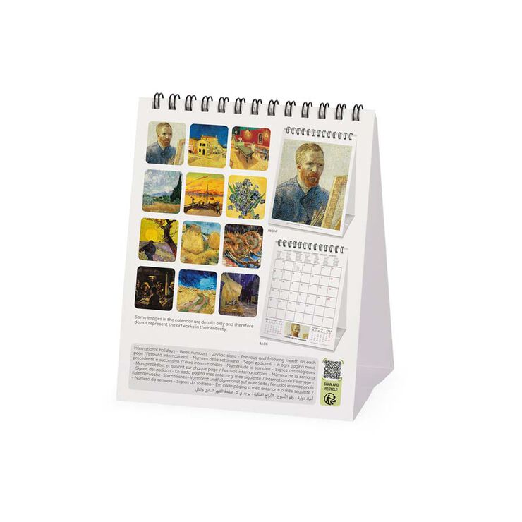 Calendari Taula Legami m/vista 2025 Van Gogh