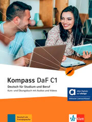 Kompass DaF C1 Kurs und Übungsbuch (mit Audios und Videos)